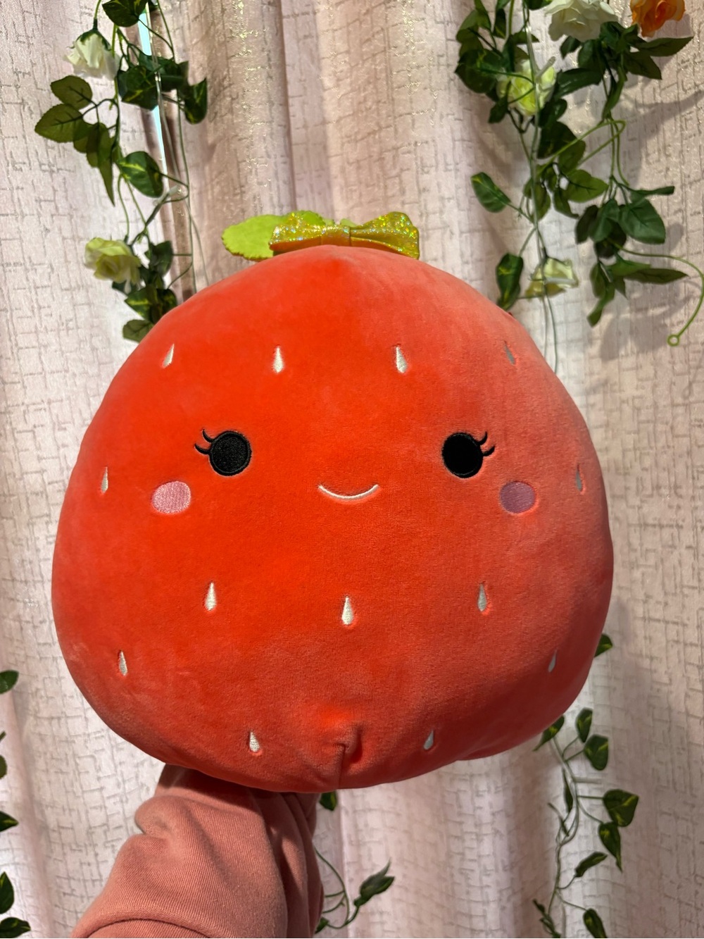 Squishmallows Bright Red Strawberry Plush